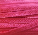 Elastisches Schrägband JACQUARD 12mm pink